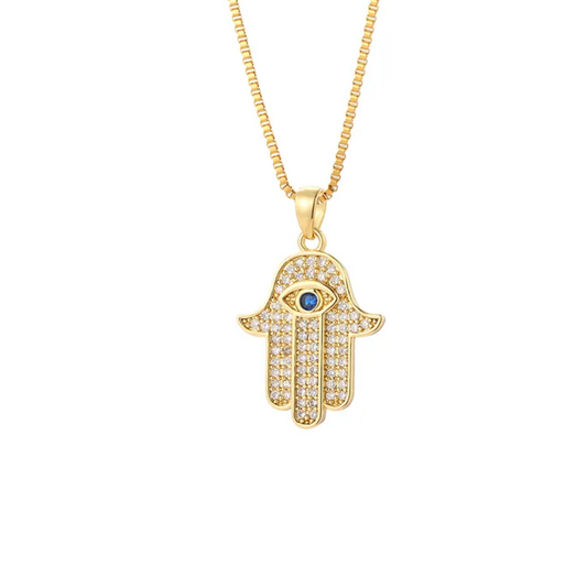 Hamsa Hand Necklace